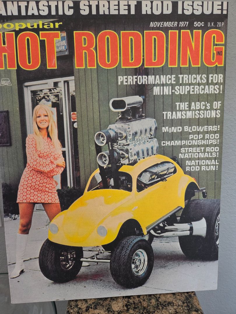 HOT RODDING PRINT