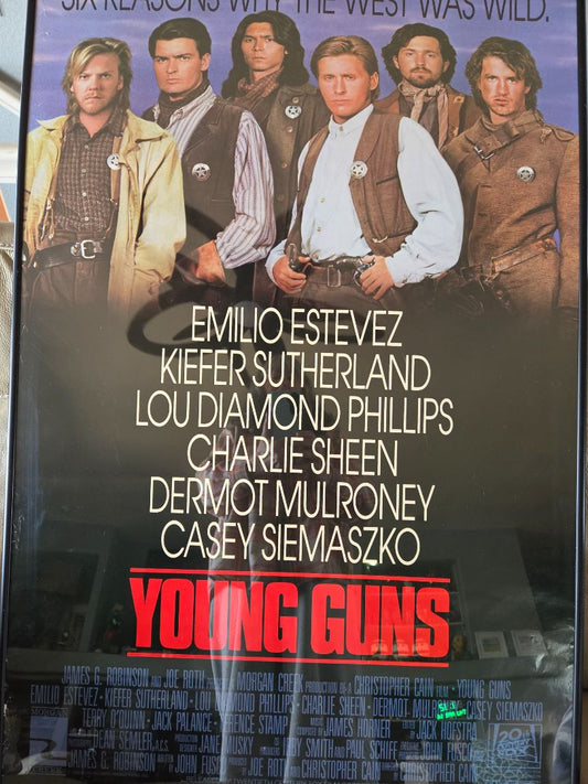 YOUNG GUNS ORIGinal MOVIE POSTER