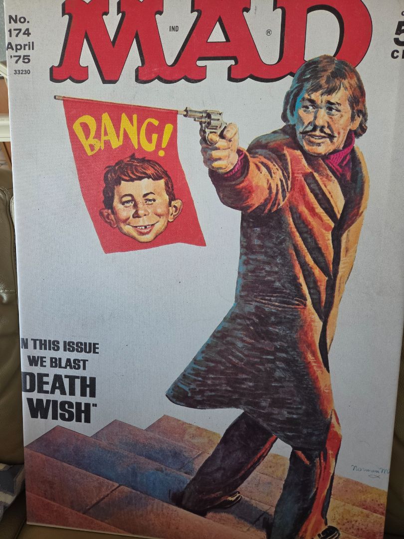 Cover Art Mad Magazine 1975 print