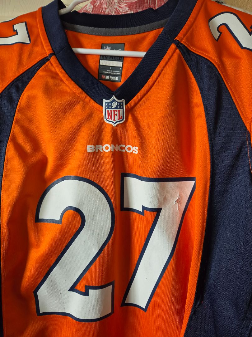 NFL BRONCO SHIRT-ATWATER-27, L