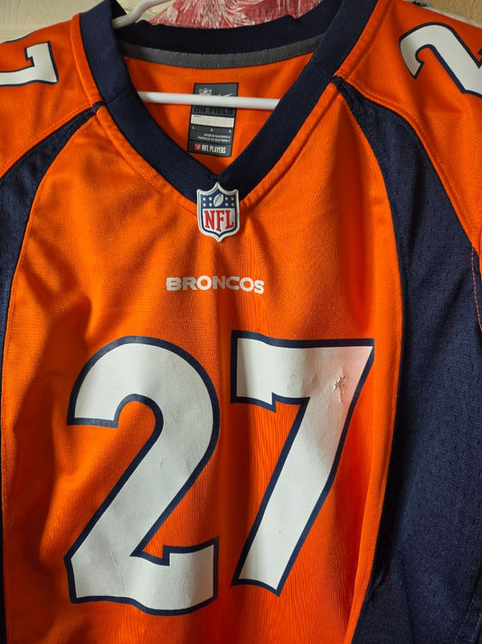 NFL BRONCO SHIRT-ATWATER-27, L