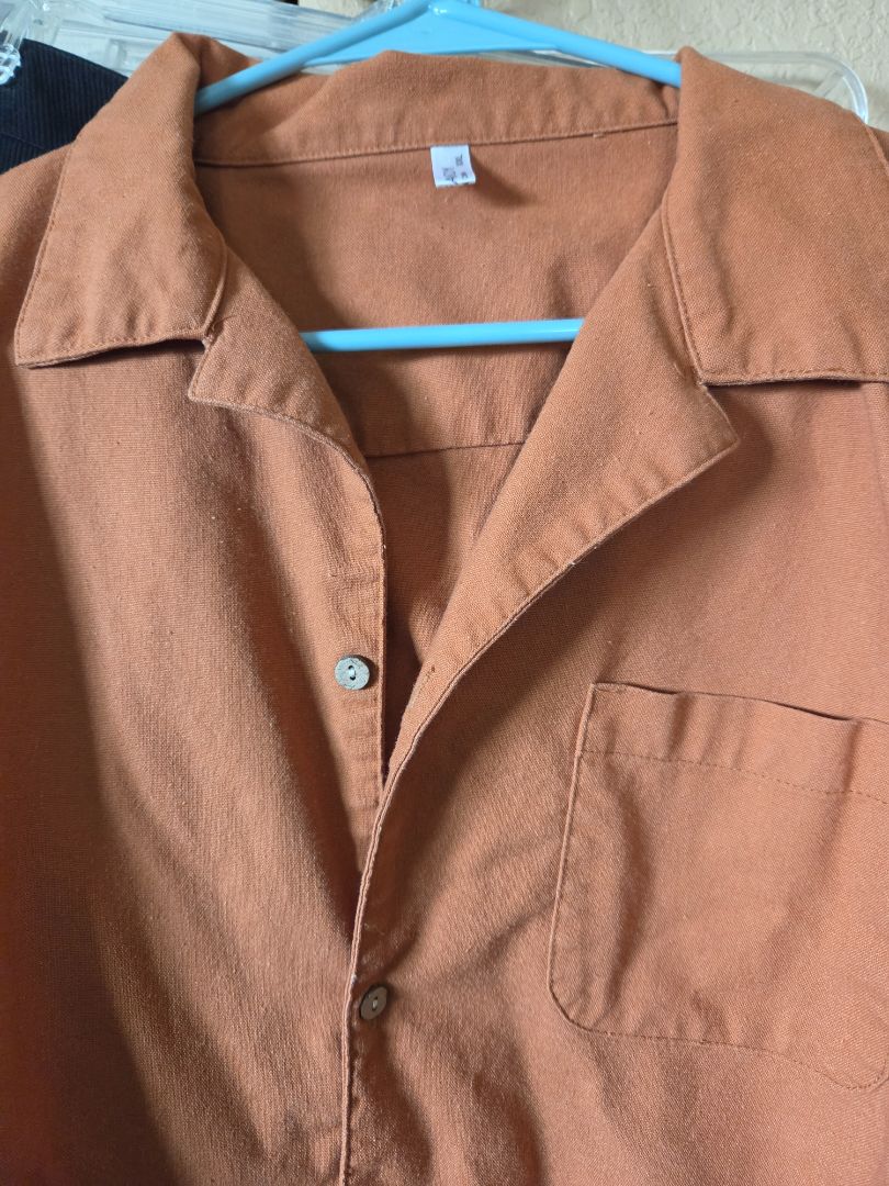 COOFANDY CAMP SHIRT, XXL