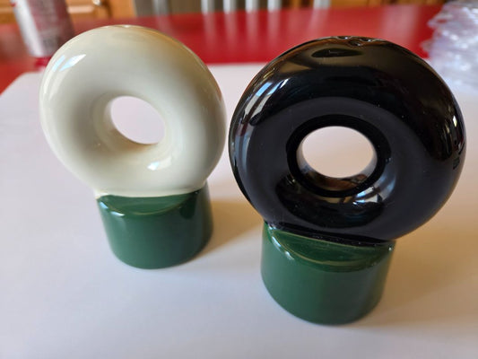 Donut Hole  salt and pepper shackers