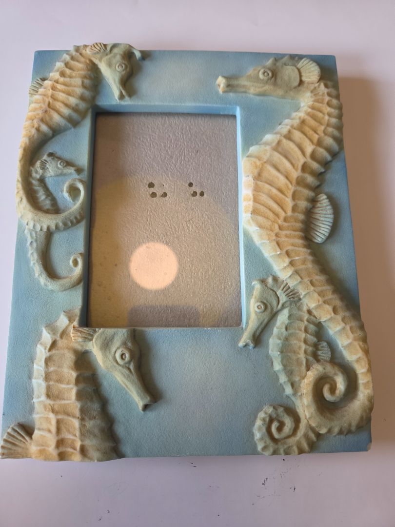 Seahorse picture frame