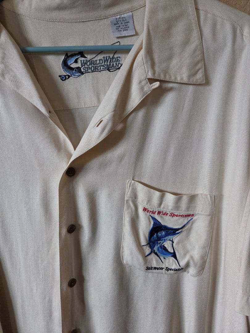 Hawaiian Shirt- MARLIN, XL