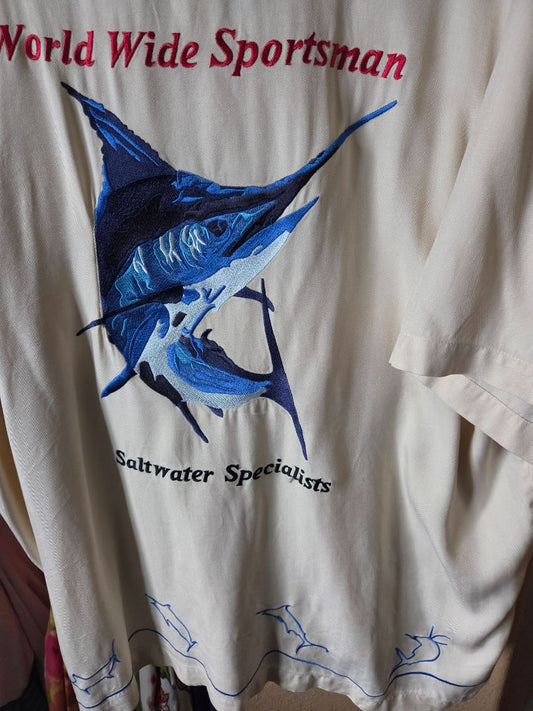 Hawaiian Shirt- MARLIN, XL