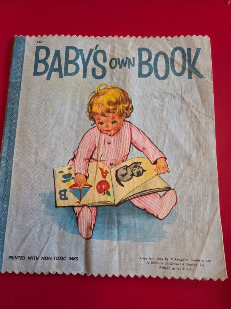50's Baby Own Book Cotton Non toxic ink