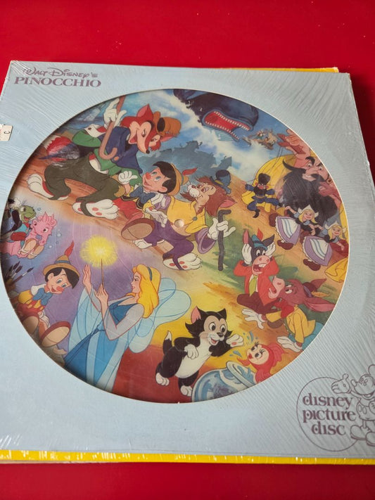Pinocchio picture disc record