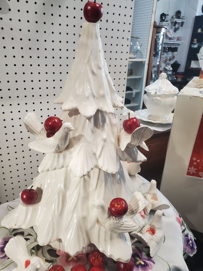Ceramic tree w/birds