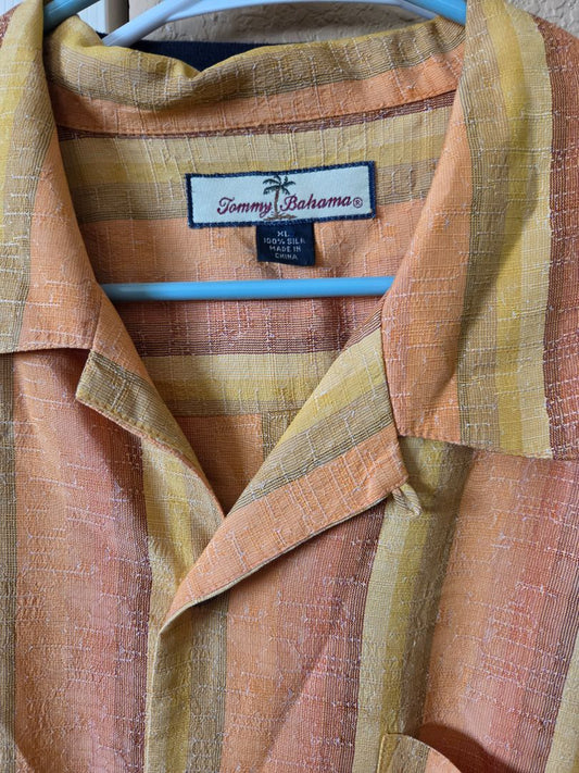 Tommy Bahama Hawaiian Shirt, xl