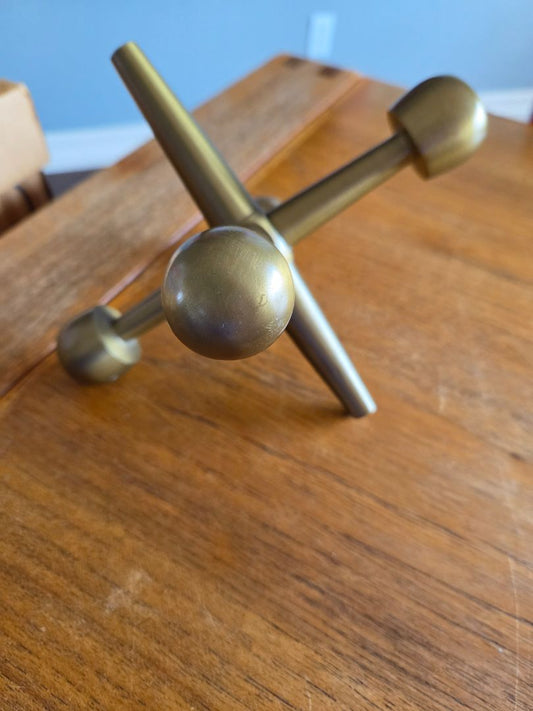 Brass jack book holder