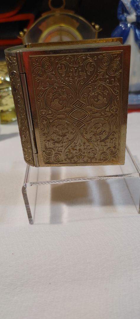 Brass Seth Thomas Seth Thomas "Book" Travel Alarm Clock, 3"
