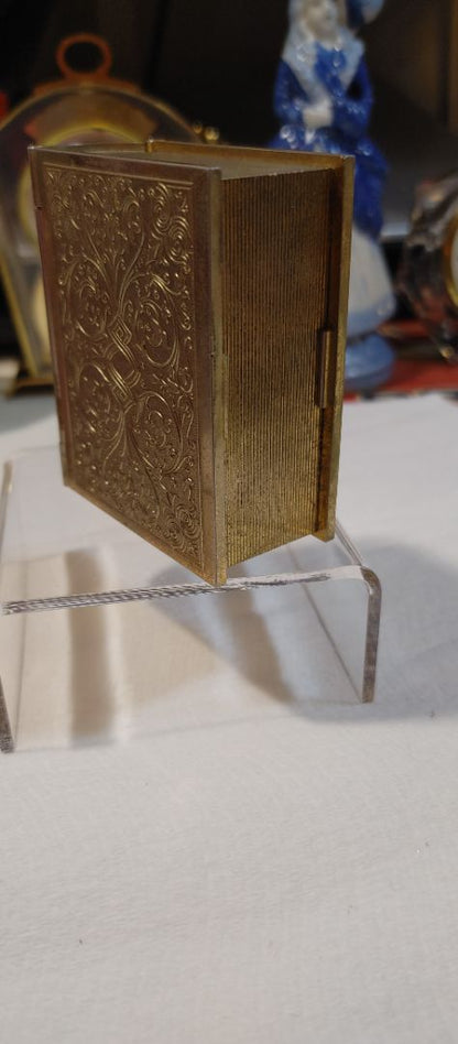 Brass Seth Thomas Seth Thomas "Book" Travel Alarm Clock, 3"