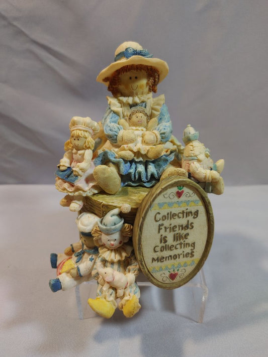 Multi-Colored San Francisco Music Box Co. Matthew Danko Porcelain Music Box, 5"