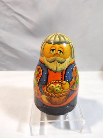 Multi-color Russian Russian Matryoshka Nesting Dolls, 5"