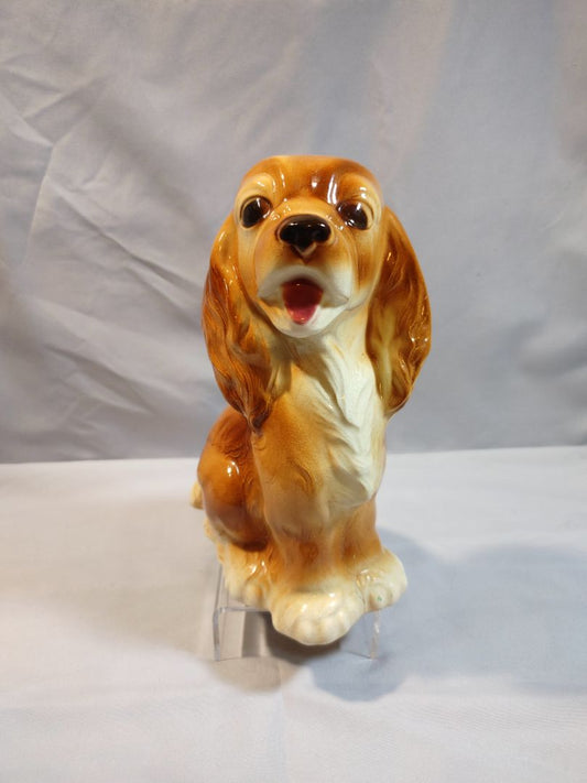 Brown Royal Copley Vintage ceramic Royal Copley Cocker Spaniel figurine, 7"