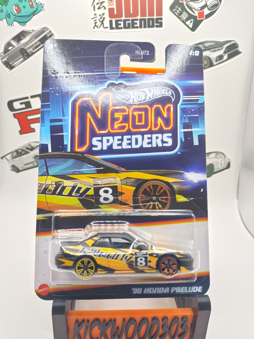 Multi Hot Wheels ‘98 HONDA PRELUDE NEON SPEEDERS 2025