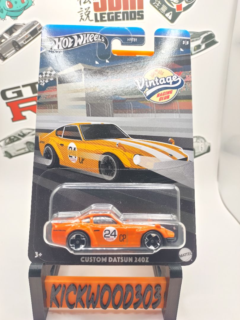 Yellow Hot Wheels Custom Datsun 240z