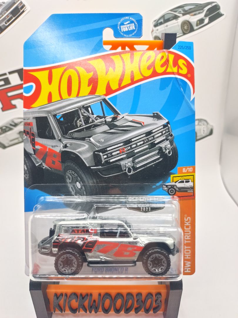 Silver Hot Wheels Zamac Ford Bronco R