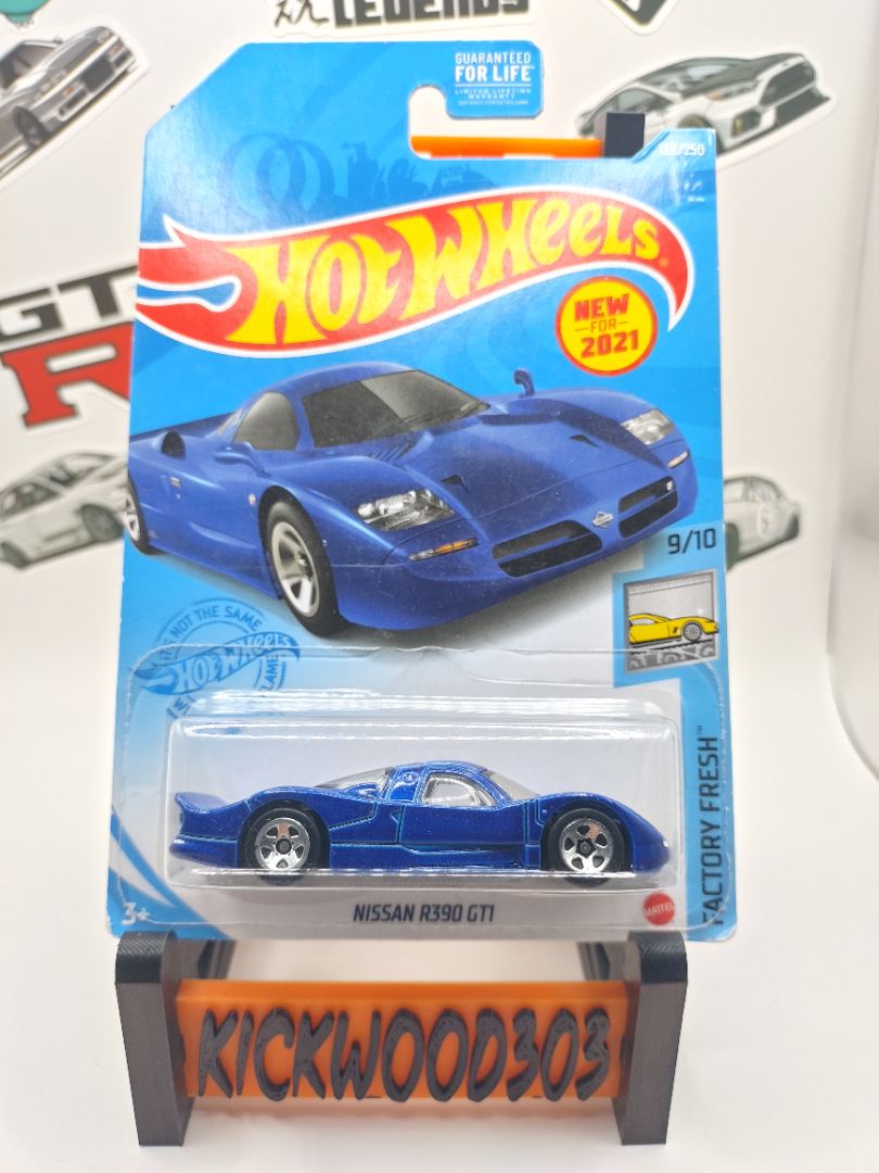 Blue Hot Wheels Nissan R390 GT1 VHTF