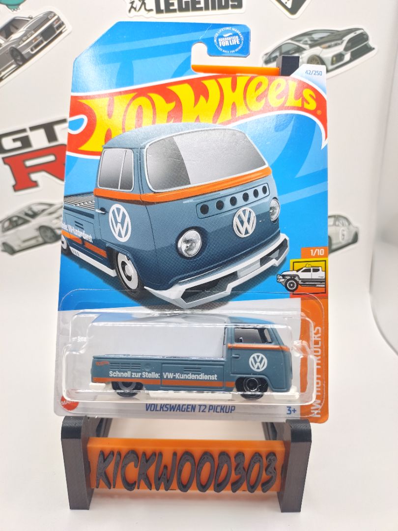 Grey Hot Wheels VW T2 Pickup