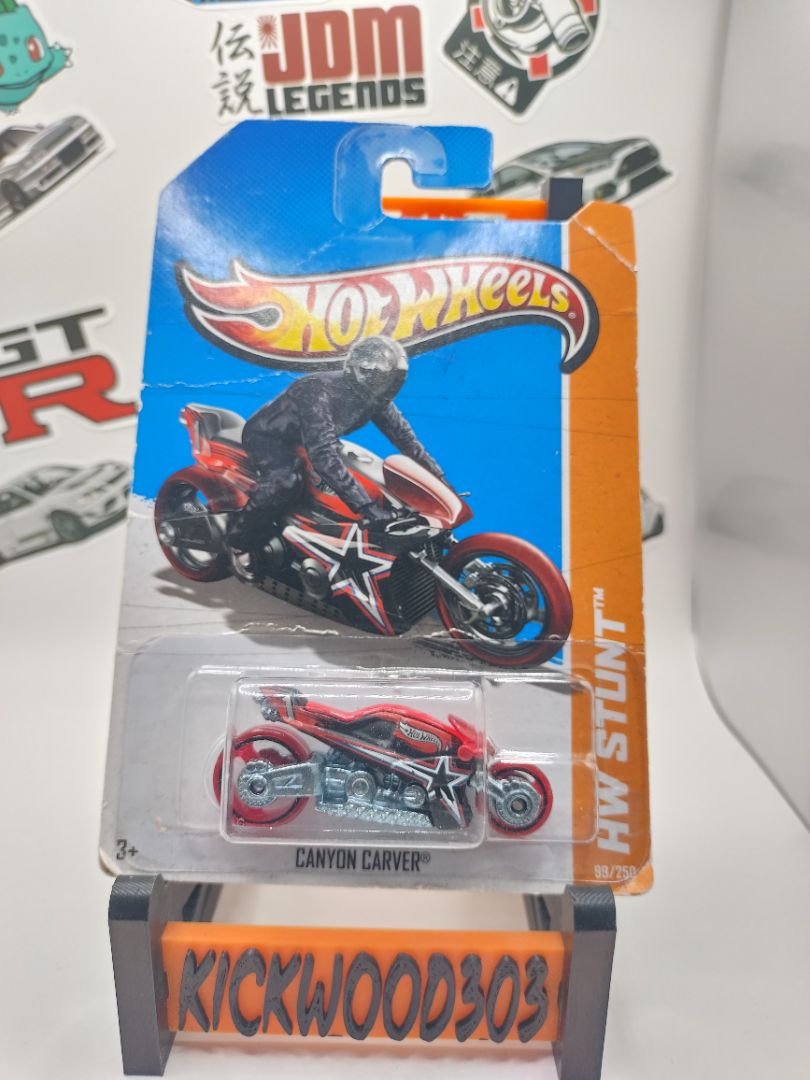 Red Hot Wheels Canyon Carver DMG*