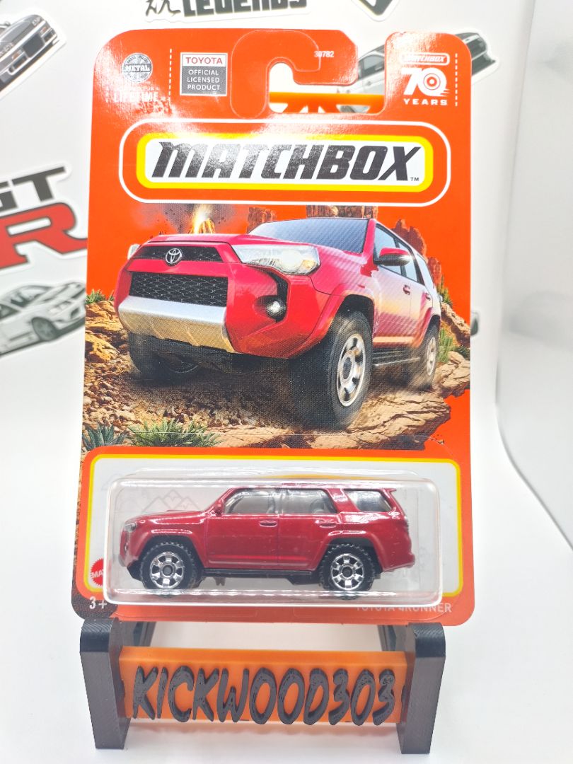 Red Matchbox Toyota 4Runner
