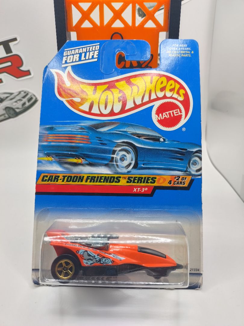 Orange Hot Wheels Car-toon friends XT3