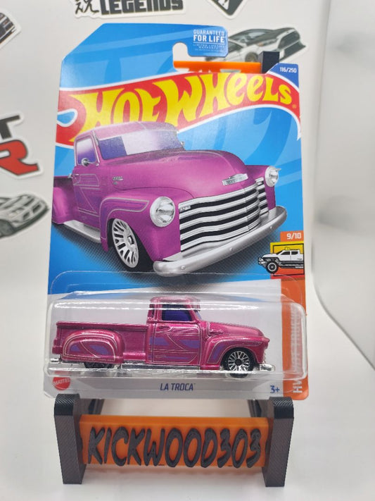 Purple Hot Wheels Chevy La Troca