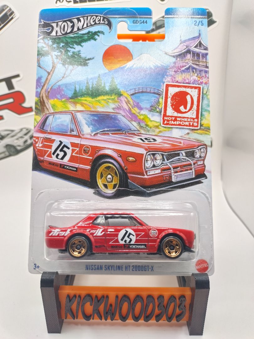 Red Hot Wheels Nissan Skyline HT-2000 GT