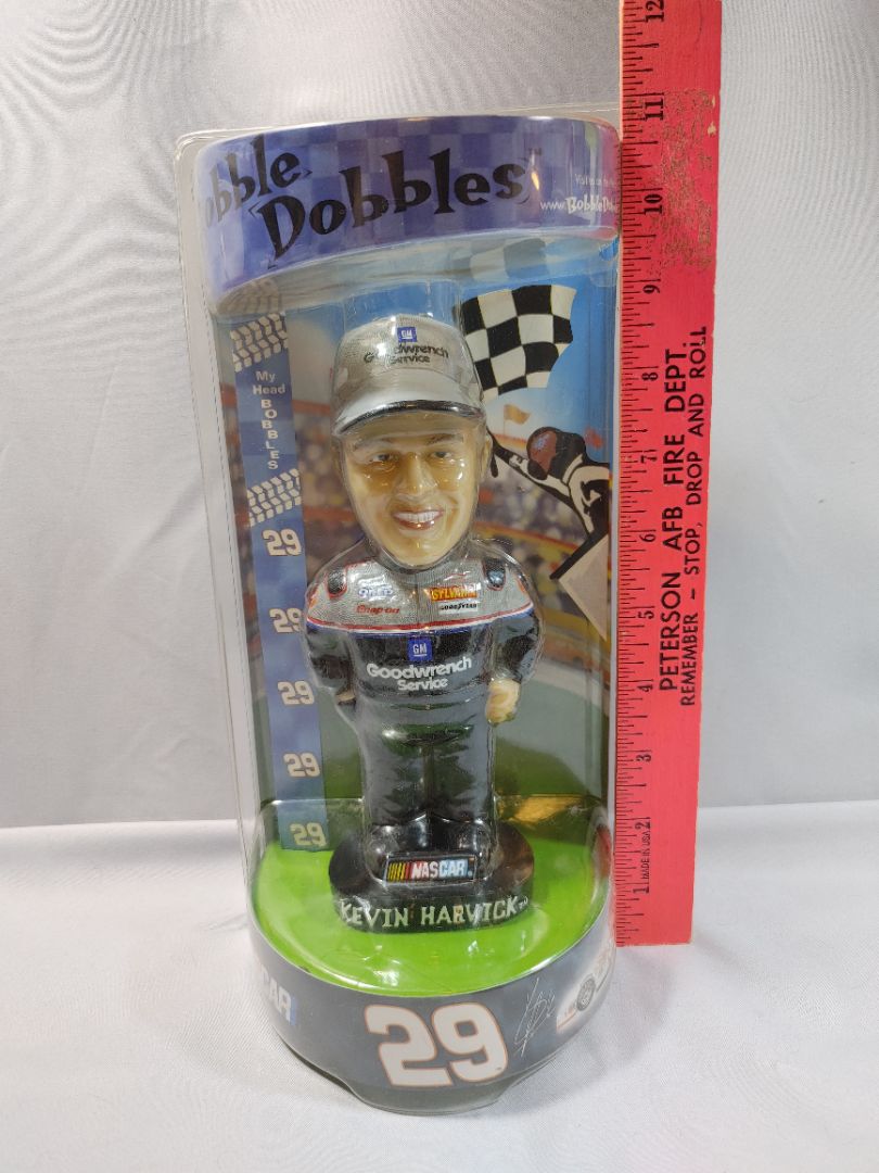 Multi-color Bobble Dobbles-NASCAR,Inc. Official Kevin Harvick #29 GM Goodwrench “Bobble Dobbles”, 11"