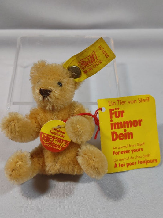 Gold or Light Brown Steiff Steiff Historic Miniature Bear "Gold", 3"