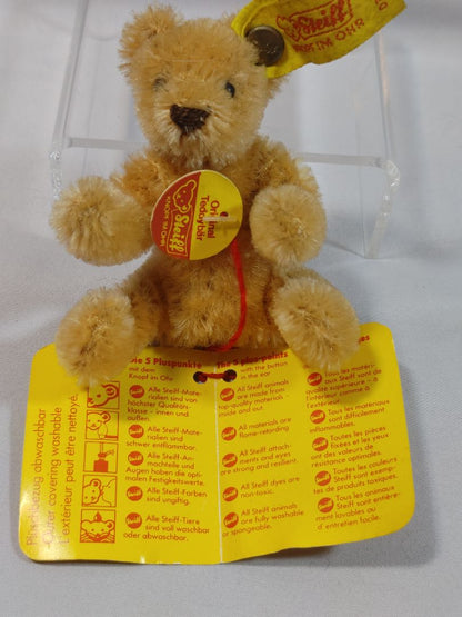 Gold or Light Brown Steiff Steiff Historic Miniature Bear "Gold", 3"