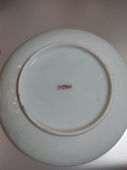 Japan Vintage Geisha Girls Porcelain tea-cup and saucer, 5 1/4"