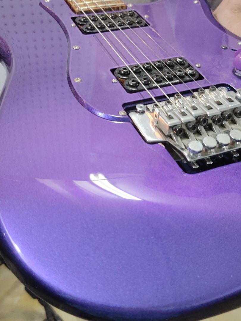 DeHaan Guitar Purple
