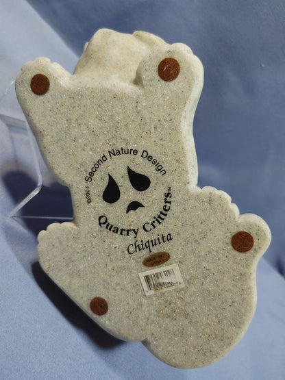 Quarry Critters “Chiquita” the Cat granite figurine #46401 7.5 X 3.5, 7.5" X 3.5"