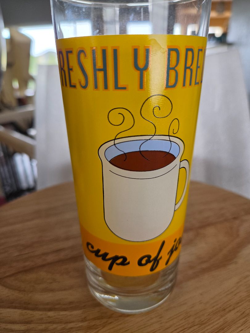 Ocean drinking glass- Freshly Brewed