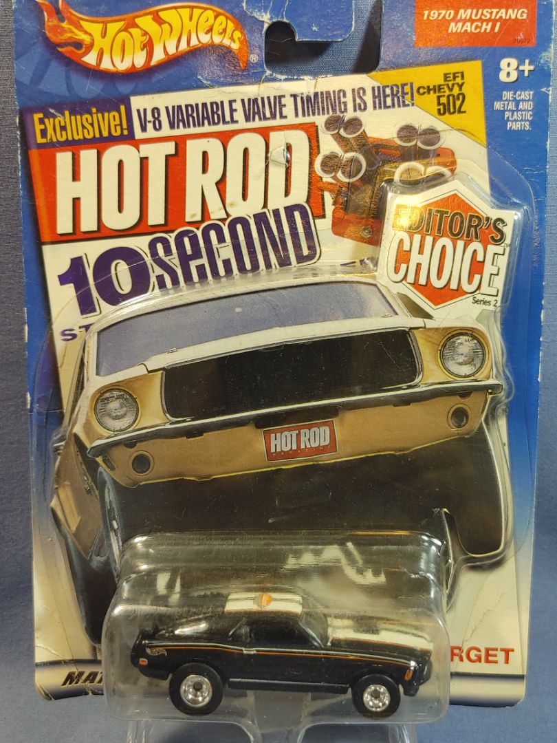 Hot Wheels Hot Rod Editor's Choice Target Exclusive Black 1970 Mustang Mach 1 RR