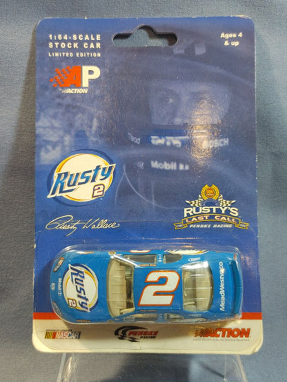 2005 Rusty Wallace Diecast Stock Car 1:64 Rusty's Last Call Limited Edition OC