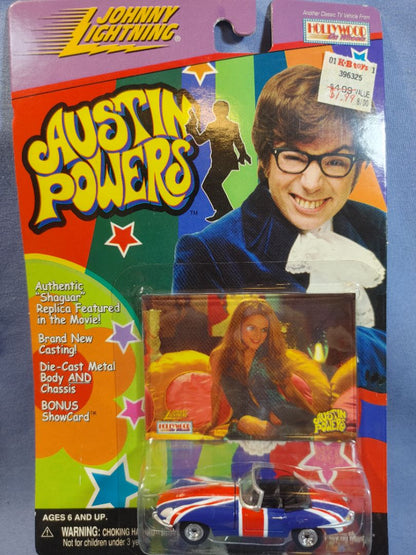 1999 Johnny Lightning Austin Powers 1/64 Shaguar Die Cast Car