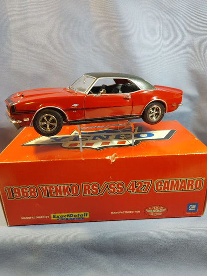 1968 Yenko Chevrolet Camaro 427 RS/SS 1/18 LANE SUPERCAR red diecast car G