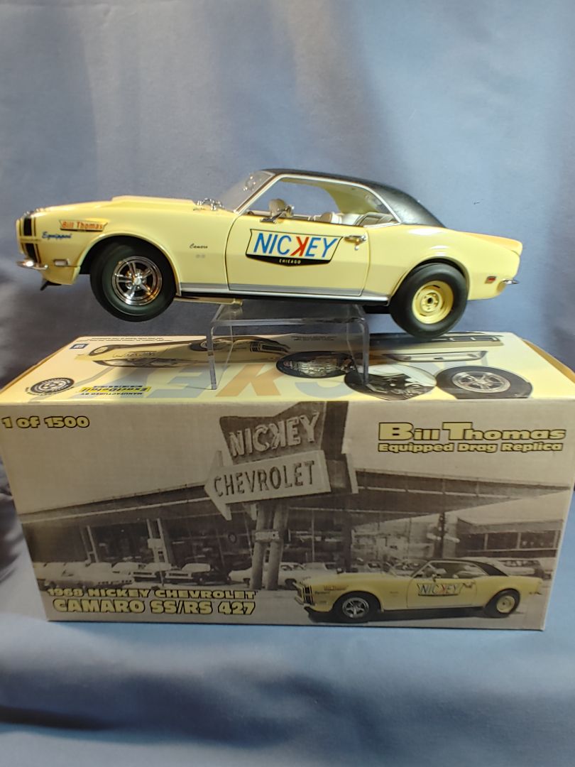 1968 NICKEY CHEVROLET CAMARO SS/RS 1:18 EXACT DETAIL LIMITED EDITION 1500