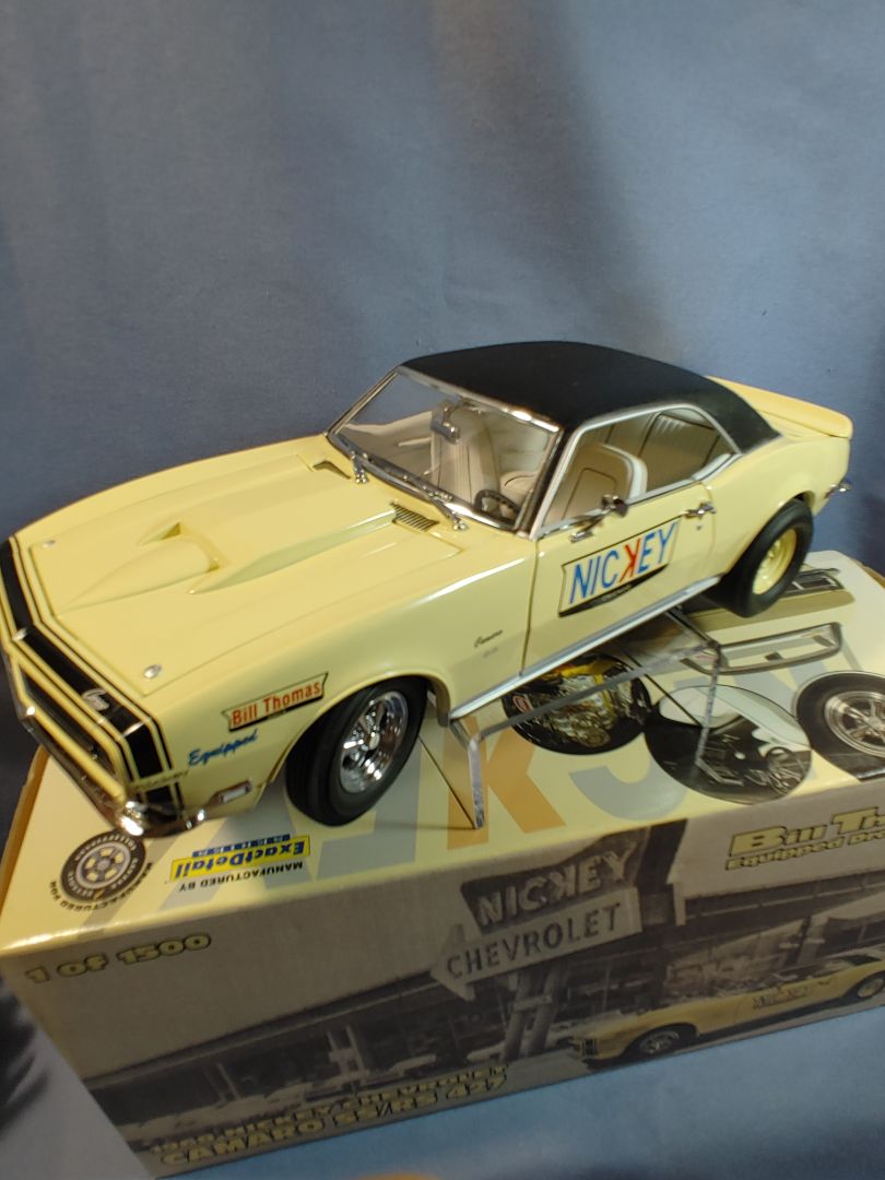 1968 NICKEY CHEVROLET CAMARO SS/RS 1:18 EXACT DETAIL LIMITED EDITION 1500