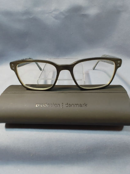 PRODESIGN DENMARK 6615 c.6522 Grey Transparen EYEGLASSES G 54-16-140mm with Case