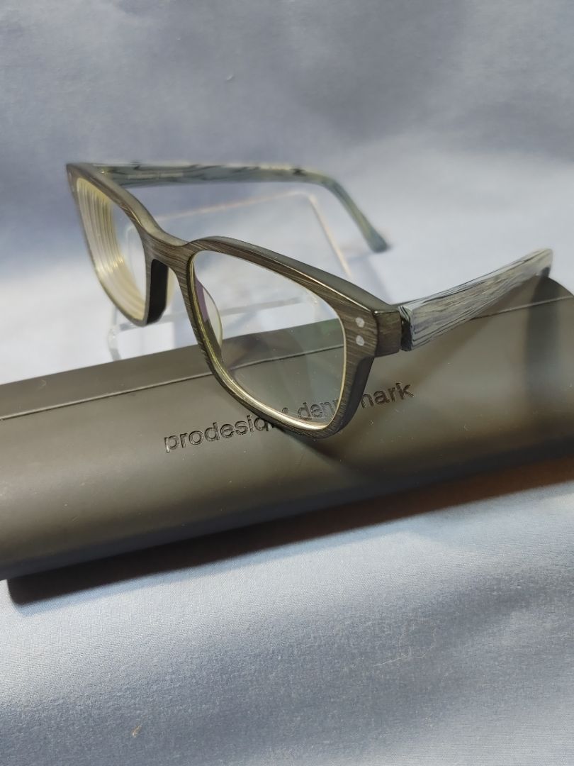 PRODESIGN DENMARK 6615 c.6522 Grey Transparen EYEGLASSES G 54-16-140mm with Case
