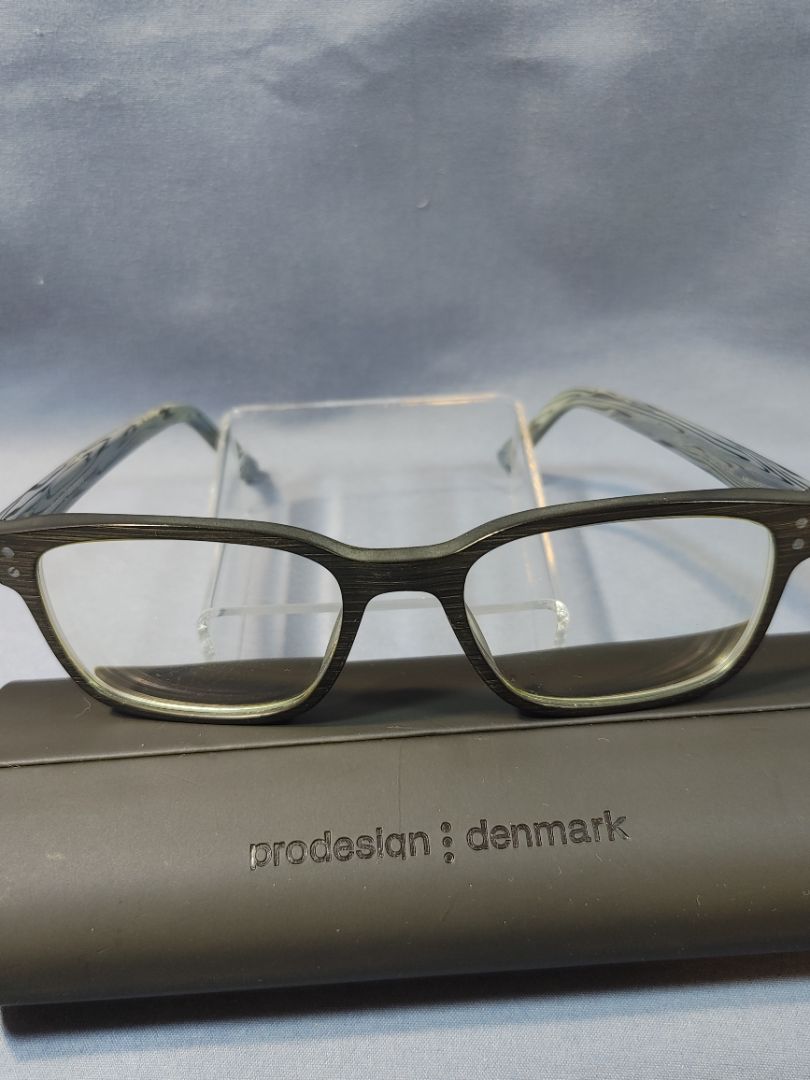 PRODESIGN DENMARK 6615 c.6522 Grey Transparen EYEGLASSES G 54-16-140mm with Case