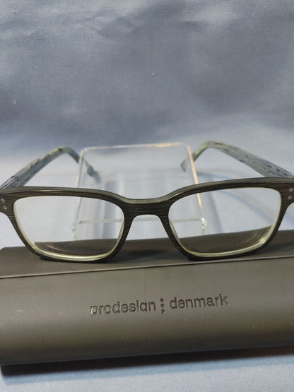 PRODESIGN DENMARK 6615 c.6522 Grey Transparen EYEGLASSES G 54-16-140mm with Case
