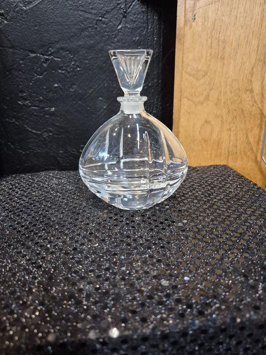Vintage Perfume Bottle, 4" × 5" × 2.25"