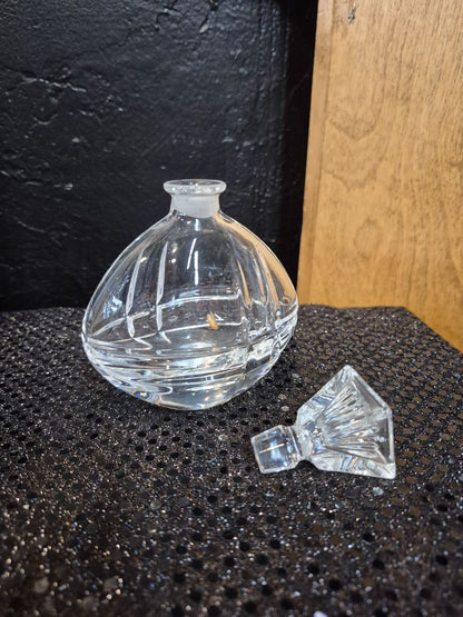Vintage Perfume Bottle, 4" × 5" × 2.25"