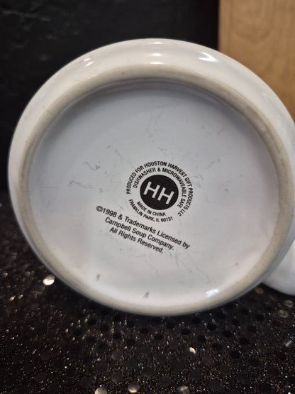 Vintage 1998 HH Campbells Soup Mug, 14 oz., 3.5"